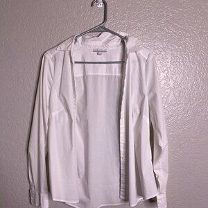 New York & Company White button-up Size 12